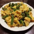 マイミライ's cooksnap of when they made インゲン炒り卵.