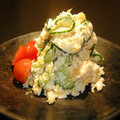 ひさかた's cooksnap of when they made かぼちゃとおからのさっぱりサラダ.
