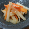 7blue's cooksnap of when they made 簡単節約♡大根とにんじんのきんぴら♪.