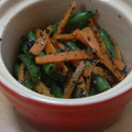 7blue's cooksnap of when they made いんげんと人参のごま和え.