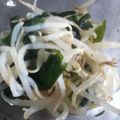 かずさ☆ミ's cooksnap of when they made ズボラ流♥ニラとモヤシのナムル.