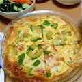 ＊そーまま＊'s cooksnap of when they made アボカドとほうれん草とベーコンのキッシュ.