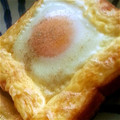 てぃんぐべる's cooksnap of when they made 簡単目玉焼きトースト！.
