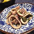 みゅううさぎ's cooksnap of when they made 茹でイカと香味野菜の生姜醤油和え.