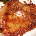 こよみさん's cooksnap of when they made 柔らかい＊豚ロース肉の味噌漬け焼き.