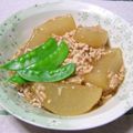 komomoもも's cooksnap of when they made *大根と鶏そぼろ あんかけ*.