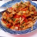 hirahirann's cooksnap of when they made ひんや～り!!　トマトとナスの冷製パスタ.