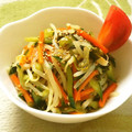 えれぼん's cooksnap of when they made 簡単★きゅうりともやしの中華和え.