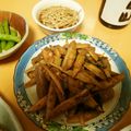 織姫１１０２'s cooksnap of when they made こんにゃくとごぼうの生姜煮❀.
