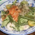 toshiebaba's cooksnap of when they made キムチ＆ザーサイ入り✿豚しゃぶ冷麺.