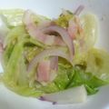 Qw_'s cooksnap of when they made 簡単☆一品☆レタスハム赤玉ねぎサラダ.