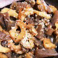 kona8's cooksnap of when they made ちくわとこんにゃくのごま煮.