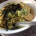 sayow's cooksnap of when they made アボカド和風クリームスパゲティ.
