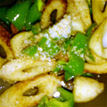 ﾋﾟﾛﾐ♡'s cooksnap of when they made おつまみに！ピーマンとちくわのごま油炒め.