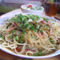 ゆうジュニア's cooksnap of when they made 高菜とベーコンの和風スパゲティー.