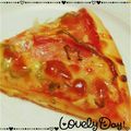 ブルガリアント's cooksnap of when they made 手捏ねピザ 約25cm×2枚分.