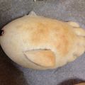 100akina's cooksnap of when they made 簡単成形☆熱帯魚 ベタパン☆.