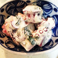 はるたかきんぐ's cooksnap of when they made ゆでだこと大葉のわさびマヨあえ.