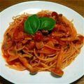 めぇ3's cooksnap of when they made ☆フレッシュバジルでトマトパスタ☆.