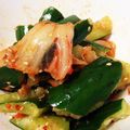 とむゴーゴー's cooksnap of when they made きゅうりのキムチ和え(オイキムチもどき).