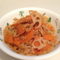 yuuki03's cooksnap of when they made れんこんと人参のきんぴら.