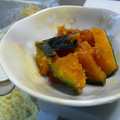 saranpyoru's cooksnap of when they made ＊ルクエdeかぼちゃのごま和え＊.