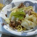 saranpyoru's cooksnap of when they made ＊ルクエde塩麹蒸し焼きそば＊.