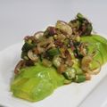 Hoink's cooksnap of when they made おかわり！ミョウガ・南蛮・おくら薬味.