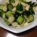 ☆すえこ☆'s cooksnap of when they made 袋一つで☆キュウリと長芋の簡単おつまみ♪.