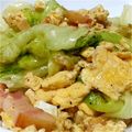 渓吉の食卓's cooksnap of when they made 超簡単★さっぱりベーコンレタス炒め.