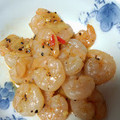 Meineküche's cooksnap of when they made 銀座びいどろの小エビのアヒージョ.