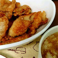 ま～るいほっぺ's cooksnap of when they made つぼみ丸の簡単鶏皮ポン酢.
