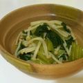 まゆみこ☆'s cooksnap of when they made 簡単１品＊チンゲン菜となめ茸煮♪冷凍◎.