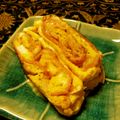 Satoco❋'s cooksnap of when they made チーズinベーコンオムレツ♬お弁当に便利.