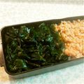 BYU's cooksnap of when they made 青さのり弁当。.