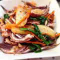ふなここ's cooksnap of when they made 簡単◆イカ下足・ニラ・キムチ和え◆節約.
