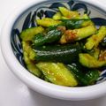 reiyan1956's cooksnap of when they made ☆食べるラー油で超簡単ピリ辛きゅうり☆.