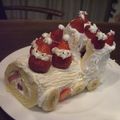 iitennki's cooksnap of when they made ドームケーキ＆いちごサンタ.