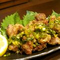 かぼちゃニョッキ's cooksnap of when they made 砂肝唐揚に激うまネギダレ.