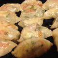 asianinaz's cooksnap of when they made チーズ＆トマト入りイタリアン餃子.