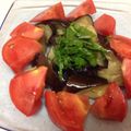 marimoまま's cooksnap of when they made 簡単☆ナスとトマトのシソポン酢.