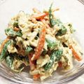 yume8823's cooksnap of when they made ☆蒸し鶏といんげんのごまドレサラダ☆.