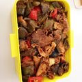 すぎちゃん☆'s cooksnap of when they made ナスとピーマンの味噌炒め丼.