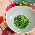 ちわここ's cooksnap of when they made 貝割れ大根のおひたし　生姜風味.