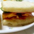ma___111's cooksnap of when they made キムチサンド.