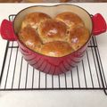 さとちゃんちゃん's cooksnap of when they made *ル・クルーゼで作る❤胡桃のハニーパン♪.