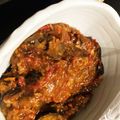 鳳蝶Ageha's cooksnap of when they made なすとトマトのひき肉カレー.