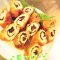 Erry_k's cooksnap of when they made さっぱり揚げ♪梅巻き✿ささみかつ✿.