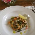 ルロワ・モワ's cooksnap of when they made レモン＆ディルのベイクドシュリンプ.