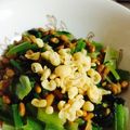 ピーチリボン's cooksnap of when they made 小松菜の塩昆布納豆和え.